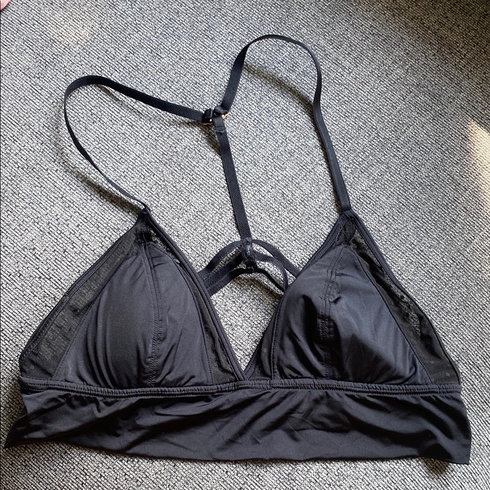Aerie Black Racerback Bralette